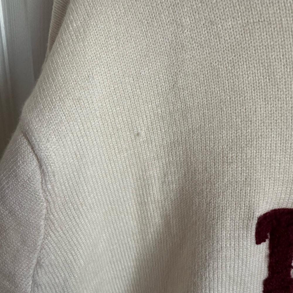 Taylor Swift Ivory and Maroon Sweater - Picture 5 of 5